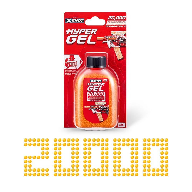 Zuru - X-Shot Hyper Gel Gellet Refill 20000 Pieces - 36625 - Image 1