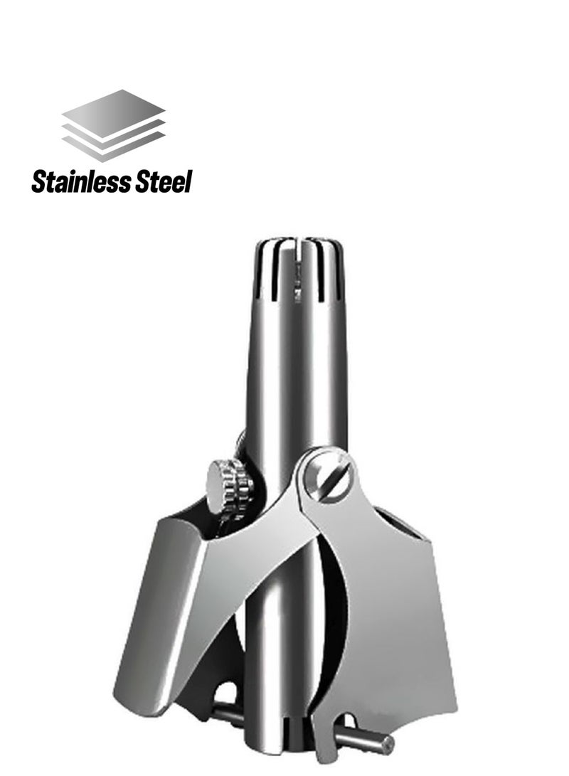 NIBEMINENT Ear And Nose Hair Trimmer Silver - Image 1