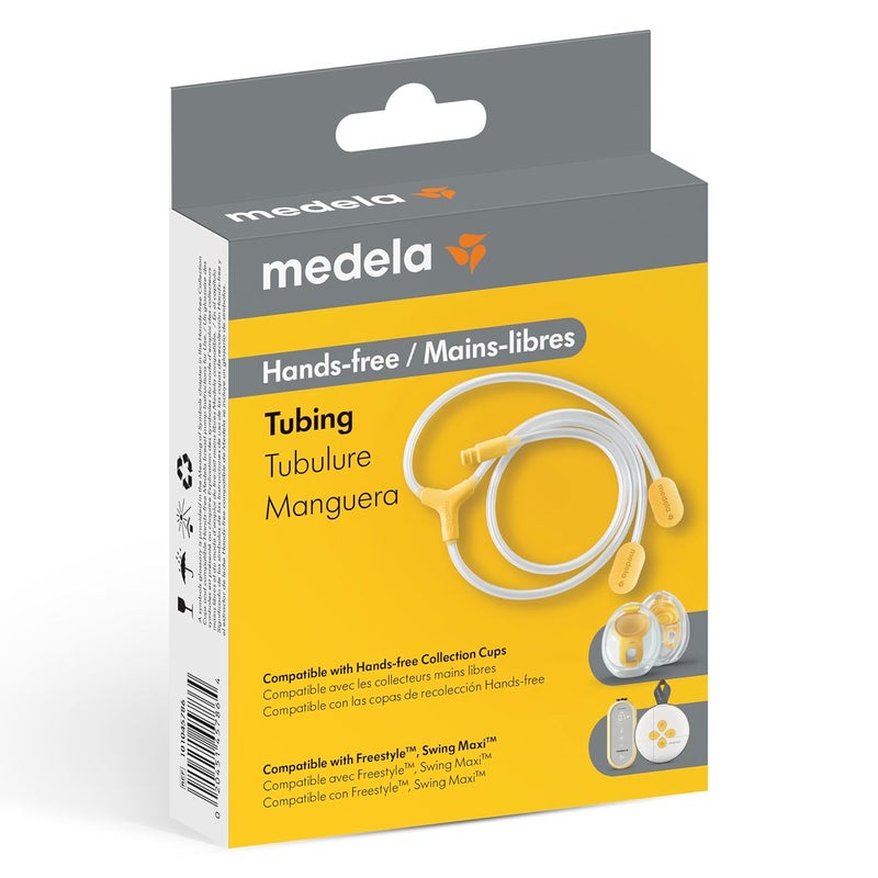 Medela Replacement Tubing for HandsFree Collection Cups Designed for Freestyle HandsFree Freestyle Flex  Swing Maxi Breast Pump Authentic Spare Parts Clear 1 Set - Image 3