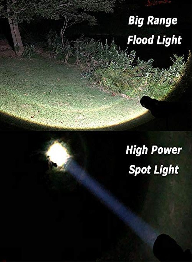 JARDLITE 8 Pack LED Emergency Handheld Flashlight, Adjustable Focus, Water Resistant with 5 Modes, Best Tactical Torch for Hurricane, Camping, Dog Walking - Image 5