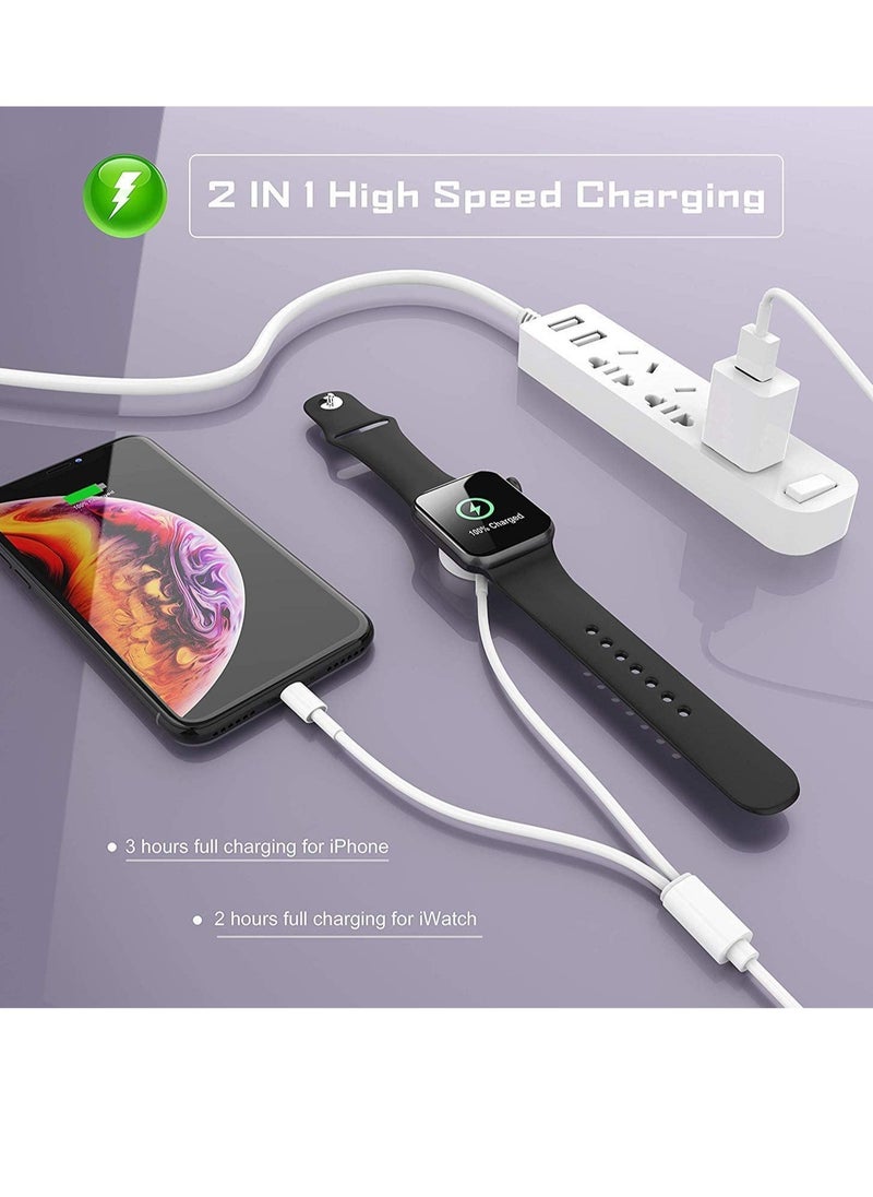 ELTRAZONE Update Version Smart Watch Charger Wireless USB 3.3 ft/1m Charging Cable for Apple Watch Series SE/6/5/4/3/2/1 iOS 6.0 & iPhone 12/11/Pro/Max/XR/XS/XS Max/X&iPad Series  - Image 4