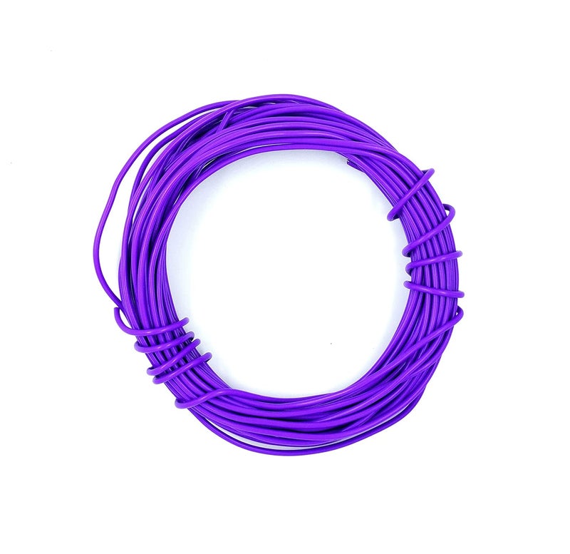 INVENTO 5mtr 20 AWG 05 sqmm 15A Tinned Copper PVC Wire Flexible Violet Cable 17mm Dia High Temperature for DIY - Image 4