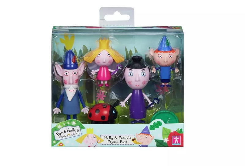 Ben & Holly مجموعة شخصيات قابلة للجمع من بن وهولي 5 قطع، مملكة بن وهولي الصغيرة، الجني الحكيم، المربية بلوم، اللعب الخيالي - Image 2