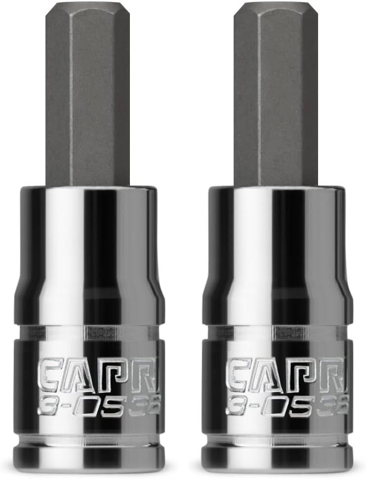 Capri Tools 6 mm Hex Bit Socket, 1/4-Inch Drive, Metric - 3-0536 (Pack of 2) - Image 1