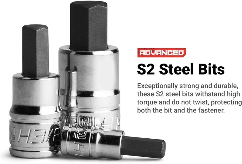 Capri Tools 6 mm Hex Bit Socket, 1/4-Inch Drive, Metric - 3-0536 (Pack of 2) - Image 2