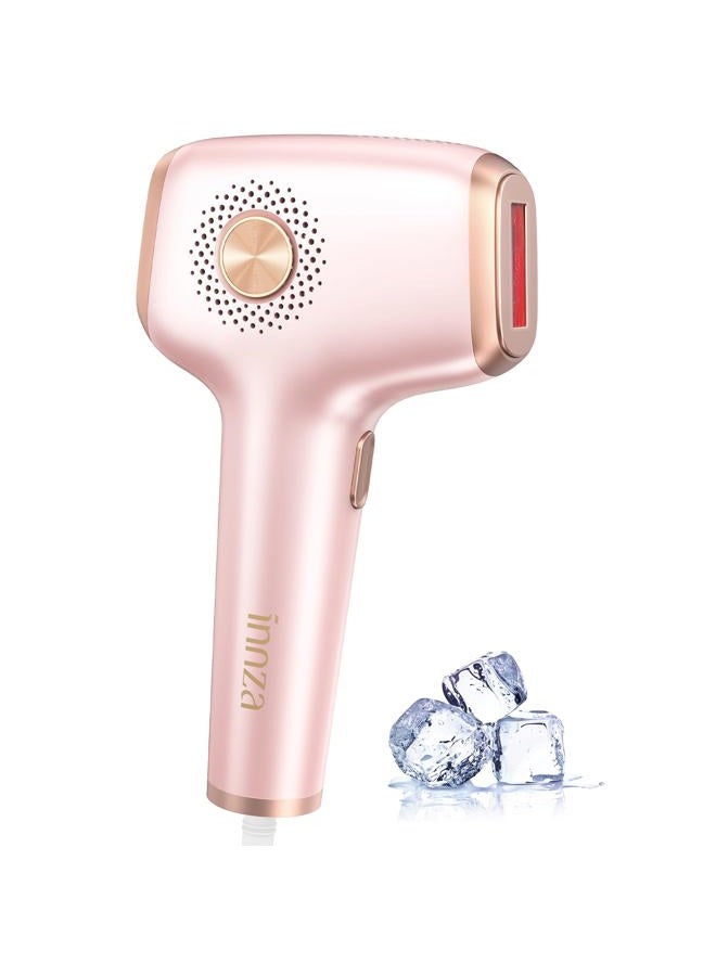 innza IPL Hair Remval Device with Ice Cooling Function,999999 Flashes 9 Level Painless Long Lasting Hair Remover System for Facial,Bikini,Body - Image 1