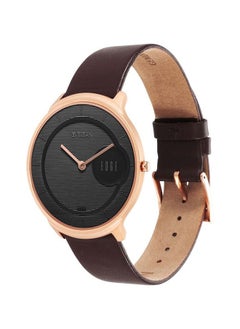 TITAN Edge Baseline Black Dial Stainless Steel Strap Watch 1843Wl03  - Image 3