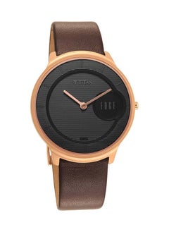 TITAN Edge Baseline Black Dial Stainless Steel Strap Watch 1843Wl03  - Image 2