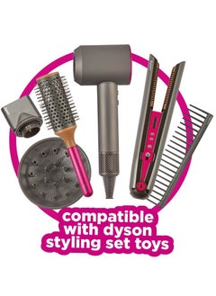 CASDON Ultimate Styling Case: Foldable Hair Styling & Accessory Set With Light-Up Mirror, Style Book & Hair Accessories, For Kids Aged 3+  - Image 4