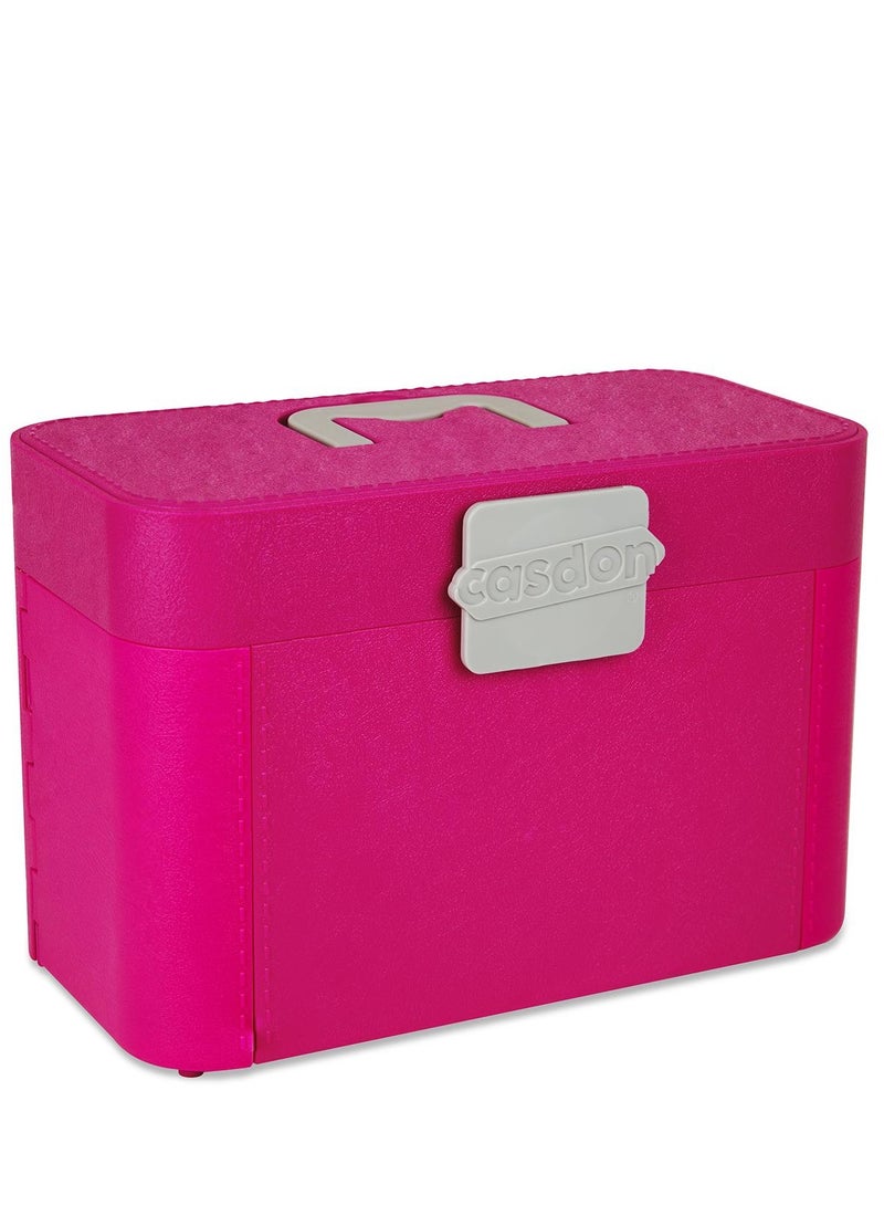 CASDON Ultimate Styling Case: Foldable Hair Styling & Accessory Set With Light-Up Mirror, Style Book & Hair Accessories, For Kids Aged 3+ - Image 5