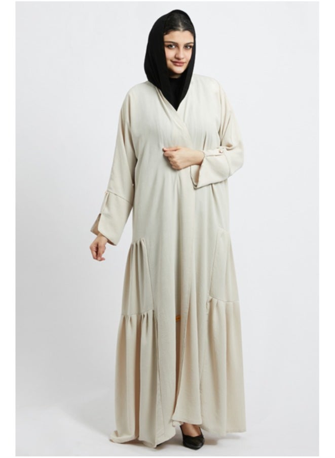 Evva Luxury Saudi Abaya for Women – Elegant Open Front Modest Wear in Premium Fabric – Ideal for Ramadan, Eid, and Everyday Elegance  - Image 2