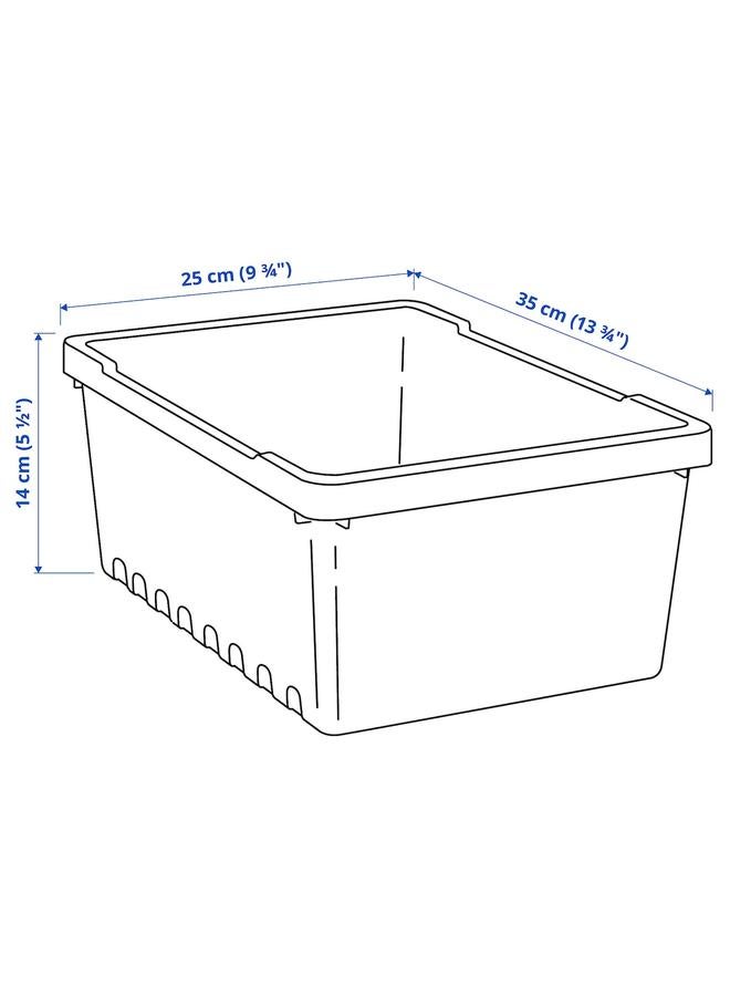 Zaboon Storage box, black, 35x25x14 cm/9 l  - Image 5