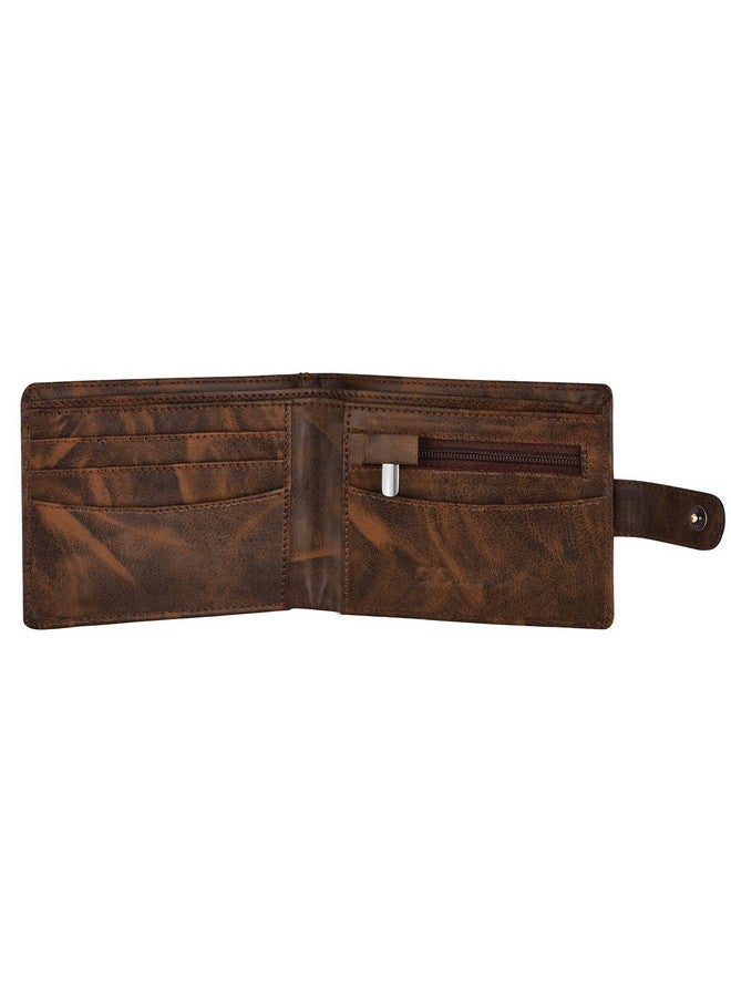 GIOVANNY Faux Leather Men's Wallet (Brown Colour -BRWTNSCRD) - Image 4