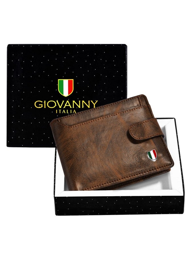 GIOVANNY Faux Leather Men's Wallet (Brown Colour -BRWTNSCRD) - Image 5
