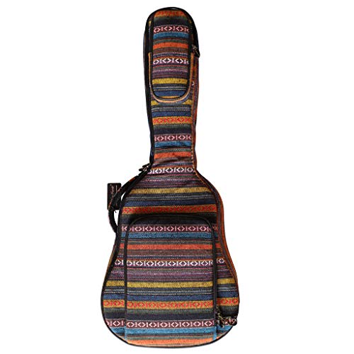 MUSIC FIRST 0.9" (23mm) Padded Country Style 36 inch Soft Guitar Case, Travel Guitar Bag, 36" Guitar Backpack (FIT FOR 36~37 inch, 3/4 Junior Size GUITAR, CHECK PHOTO No.2 AND MEASURE YOUR GUITAR!) - Image 1