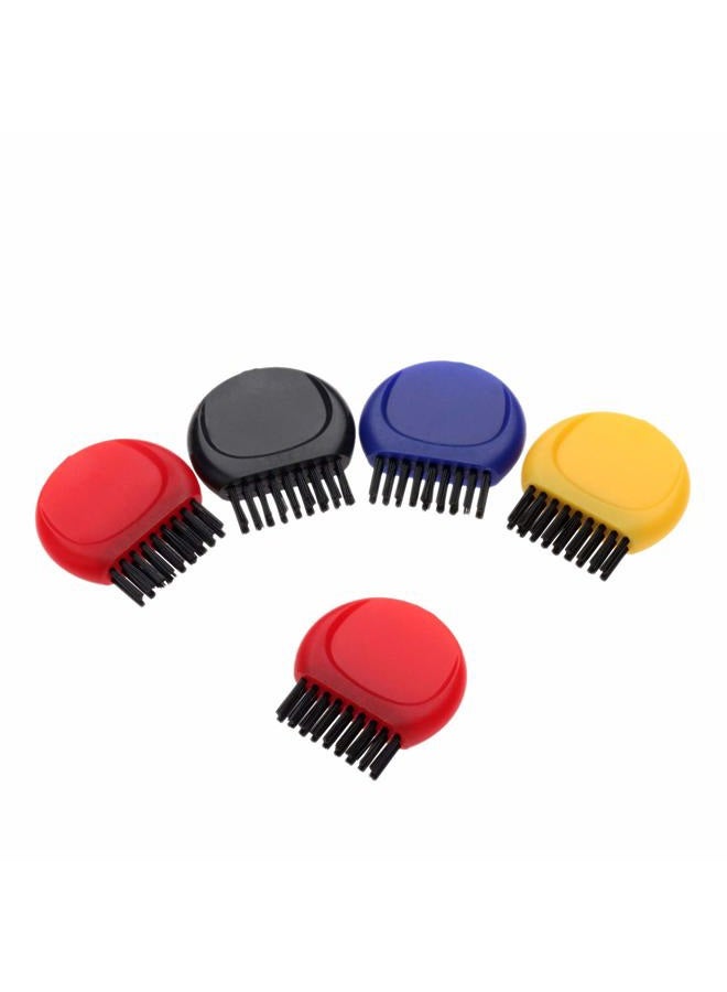 MUXSAM 5 Pcs Mini Golf Club Brushes for Cleaning Golf Heads Golf Ball and Shoes,Color Random - Image 1
