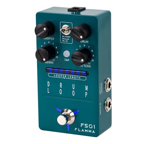 FLAMMA FS01 Drum Machine & Phrase Loop Pedal Guitar Pedal Mix Mode 20 Minutes Looper Capacity 121 Rhythms - Image 1