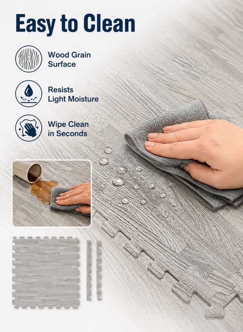 GOOGO 6/12PCS Mat Block Interlocking Foam Tiles Puzzle Mats for Floor EVA Gym Mat Flooring Exercise Equipment Mat for Home Gym Equipment - Image 5
