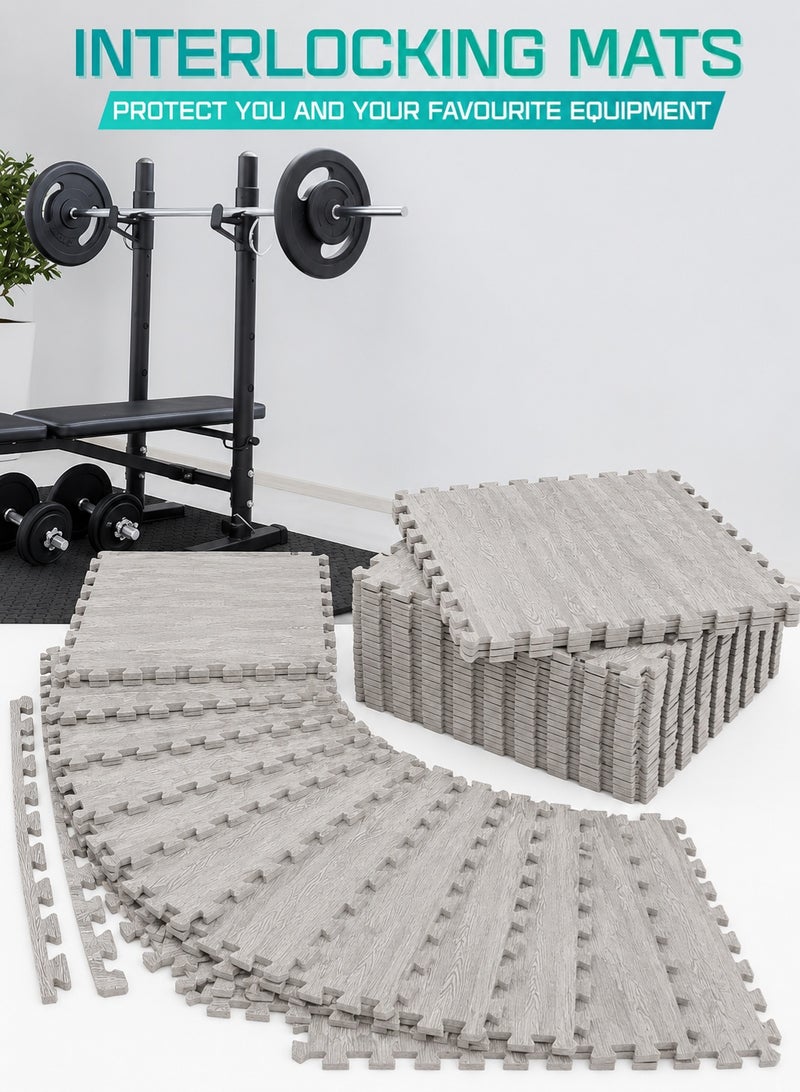 GOOGO 6/12PCS Mat Block Interlocking Foam Tiles Puzzle Mats for Floor EVA Gym Mat Flooring Exercise Equipment Mat for Home Gym Equipment - Image 1