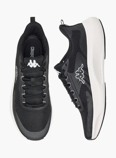 Kappa Women's Textured Lace-Up Sports Shoes with Pull Tab