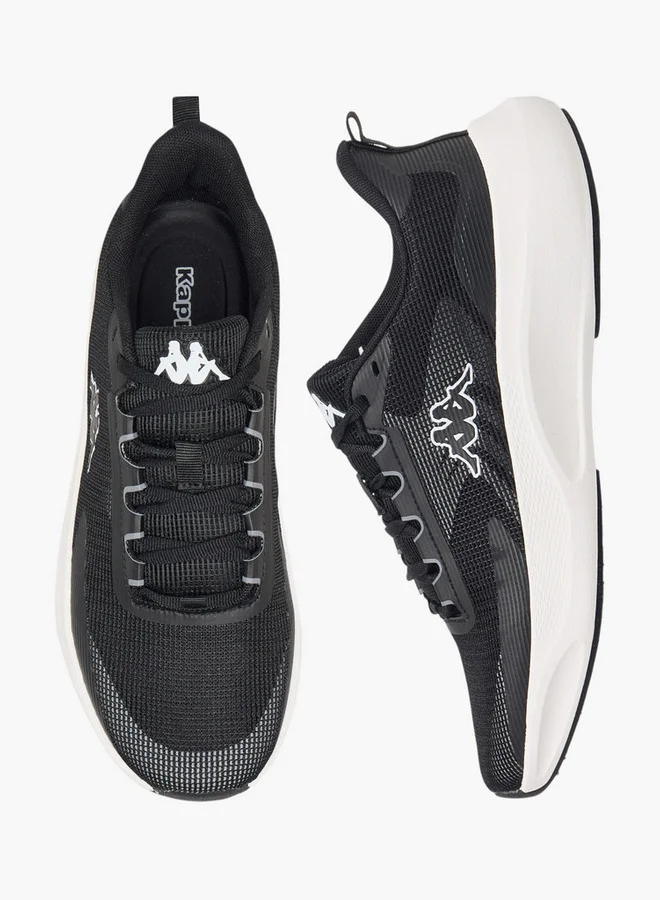 Kappa Women's Textured Lace-Up Sports Shoes with Pull Tab
