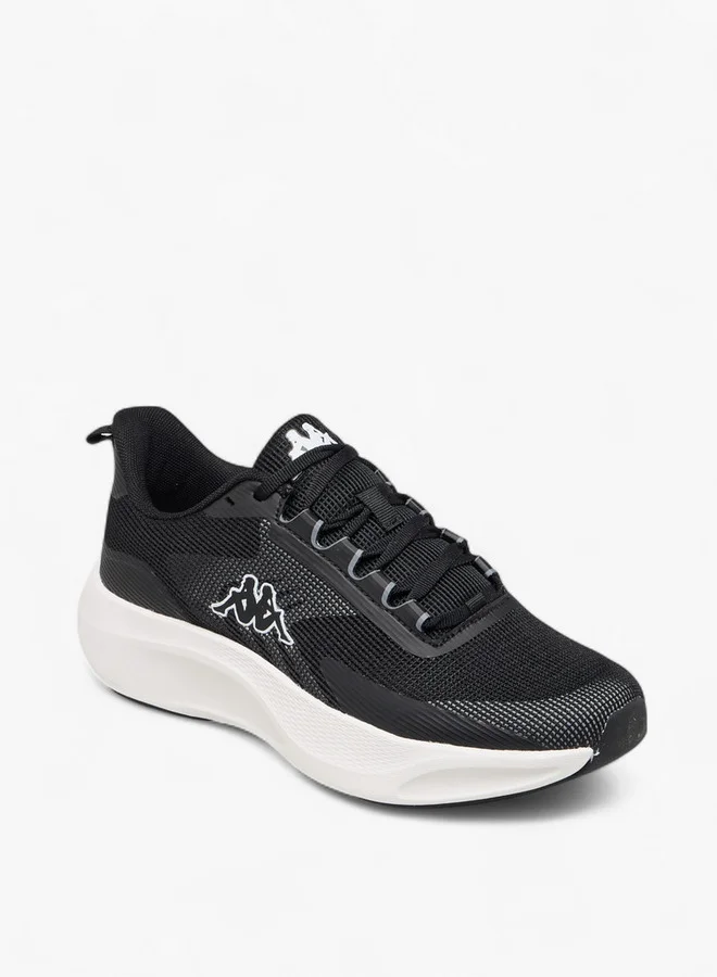 Kappa Women's Textured Lace-Up Sports Shoes with Pull Tab