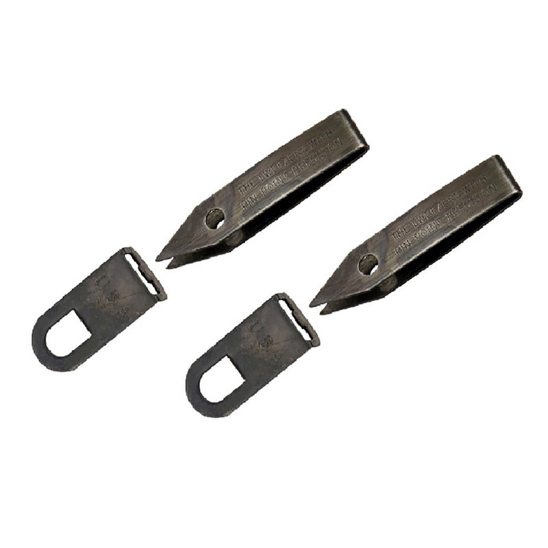 Sliver Gripper Uncle Bills Sliver Gripper Tweezers Black Oxide Steel wKeychain Clip 2Pack