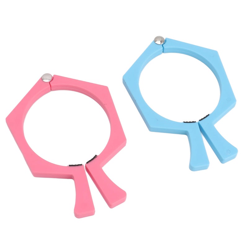 2PCS Sublimation Cup Clamp ABS Nonslip Tumbler Wrapping Clamp for Sublimation Paper Tumblers Pink and Blue - Image 5