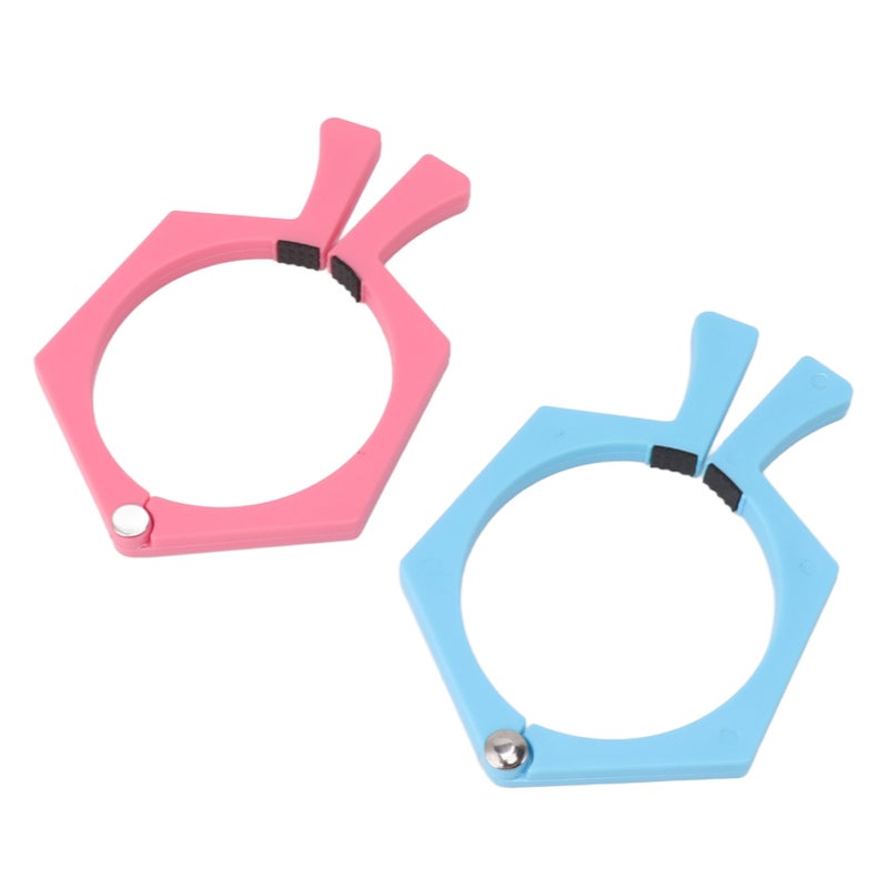 2PCS Sublimation Cup Clamp ABS Nonslip Tumbler Wrapping Clamp for Sublimation Paper Tumblers Pink and Blue - Image 3