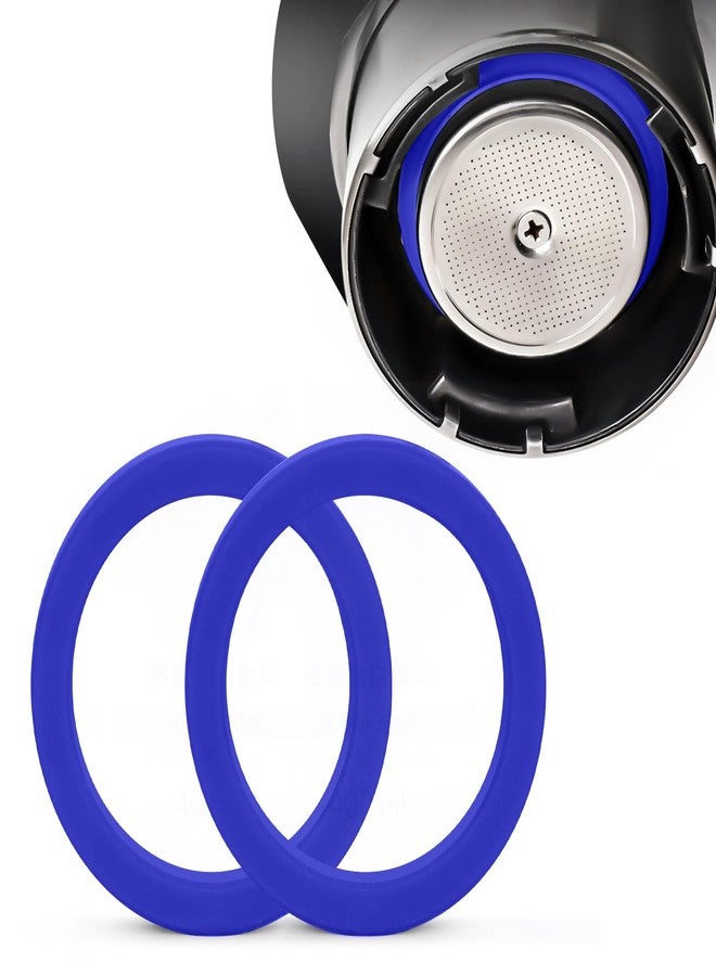 Obsoorth E61 Gasket 8.5mm Silicone Group Gaskets No BPA Fits for Gaggia Espresso Machine Machines Grouphead/Portafilter, Blue (2Pcs) - Image 1