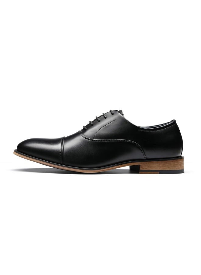 Bruno Marc Men's Leather Lined Dress Oxfords Shoes, Black, 9.5 / 43 EU - Image 4