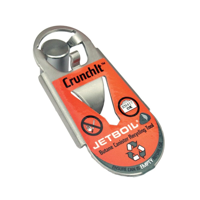 Jetboil Crunchit Fuel Canister Recycling Tool (Orange) - Image 1