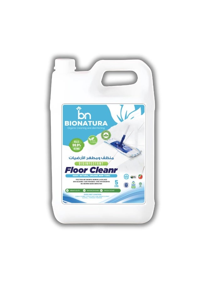 بيوناتورا منظف ​​أرضيات عضوي من بيوناتورا | ٥ لترات | مطهر صديق للبيئة | رائحة منعشة | آمن لجميع أنواع الأرضيات | تركيبة نباتية غير سامة - Image 1