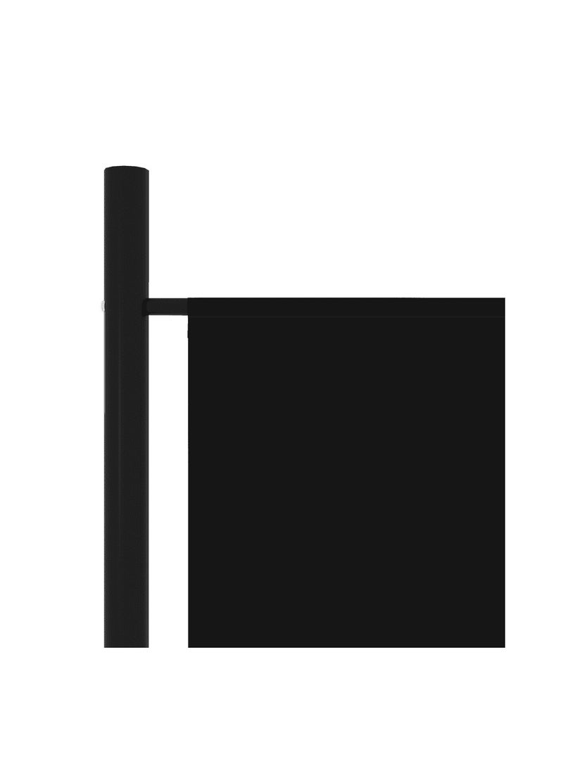 فيداكسل فاصل غرفة من 5 ألواح للخصوصية، أسود، 250×180 سم، جدار فاصل من القماش، فاصل غرفة  - Image 4