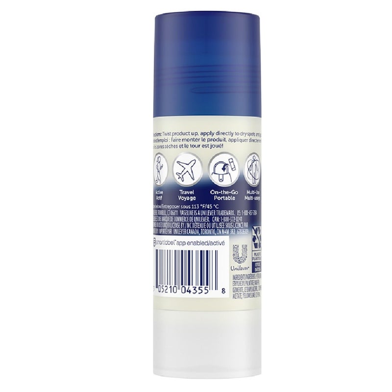 Vaseline Body Balm Stick For Dry Skin Relief Unscented Targeted Healing for Hard-to-Reach Spots 1.4 oz - Image 2