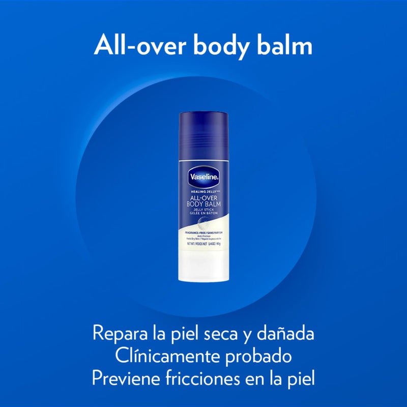 Vaseline Body Balm Stick For Dry Skin Relief Unscented Targeted Healing for Hard-to-Reach Spots 1.4 oz - Image 5