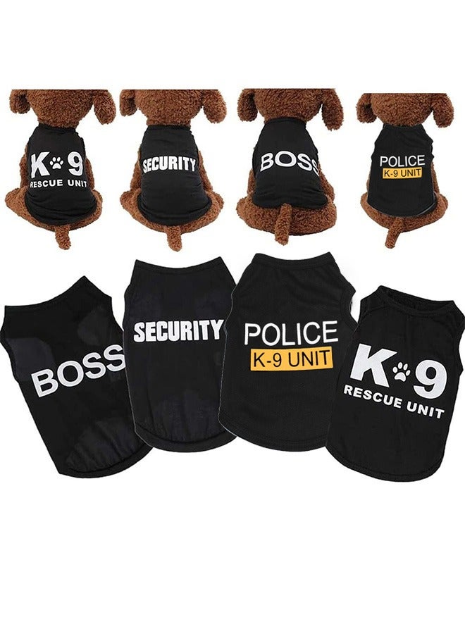 GMORO 4 Pieces Pet Summer Clothes,Dog Vest,Cat  Vest Breathable Cool Puppy Sweatshirt for Small Dogs and Cats - Image 1