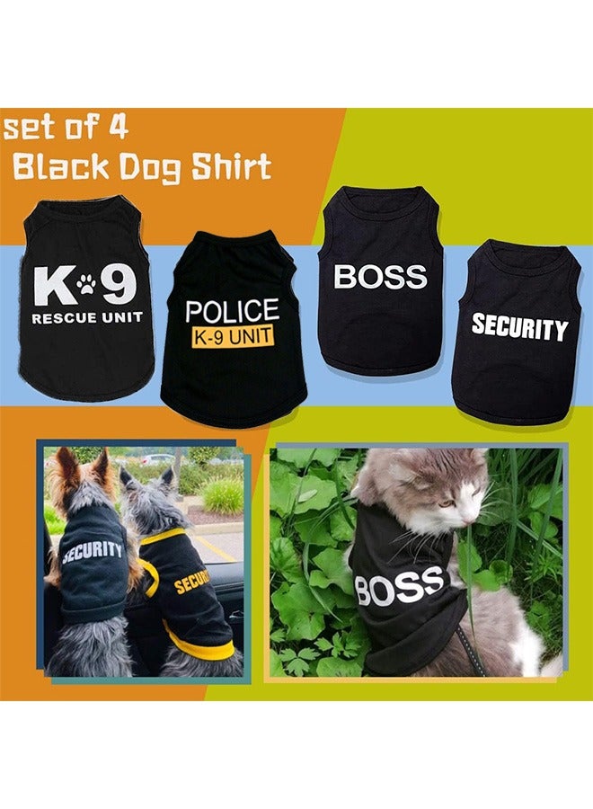 GMORO 4 Pieces Pet Summer Clothes,Dog Vest,Cat  Vest Breathable Cool Puppy Sweatshirt for Small Dogs and Cats - Image 2