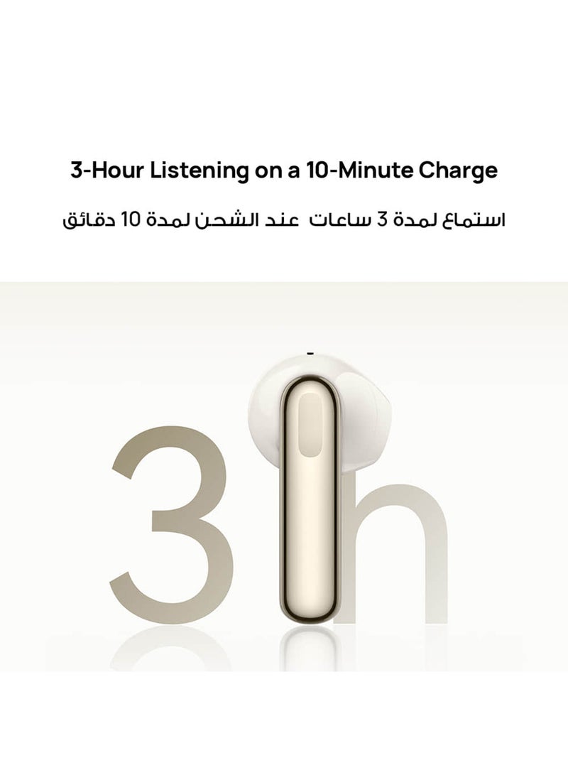 HUAWEI FreeBuds SE 3 Fashion Earbuds, Wireless Bluetooth 5.4 Earphone, 42-Hour Battery Life, Fine-grained Meets Futuristic, 3-Hour Listening on a 10-minute Charge, IP54, iOS & Android Beige - Image 5