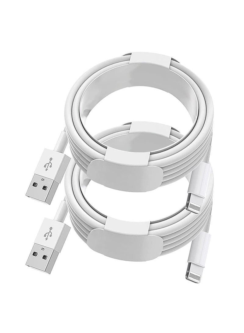 Cable iPhone Charger Cord 2Pack 6ft USB to Lightning Cables Fast Charging High Speed Data Sync USB Cable Compatible with iPhone iPad iPod - Image 2