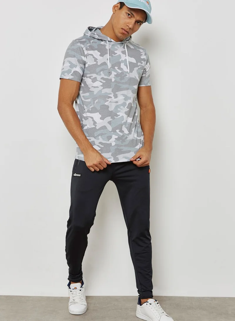Ellesse Arpeggiare Hooded Camo T-Shirt