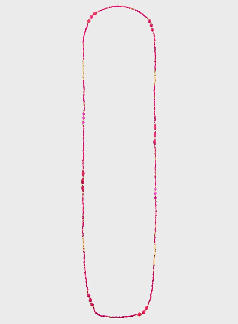 MONSOON Kids Mini Station Beaded Necklace