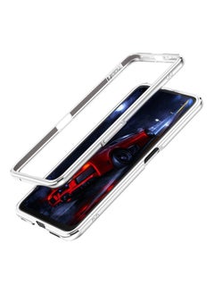 HuHa Case Cover For Realme X50 5G Aluminum Alloy Shockproof Protective Bumper Frame Silver 