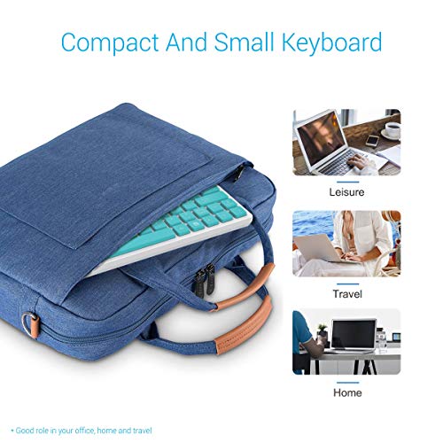 Portronics Key2-A Combo of Multimedia Wireless Keyboard & Mouse, Compact Light-Weight for PCs, Laptops and Smart TV, White - Image 3