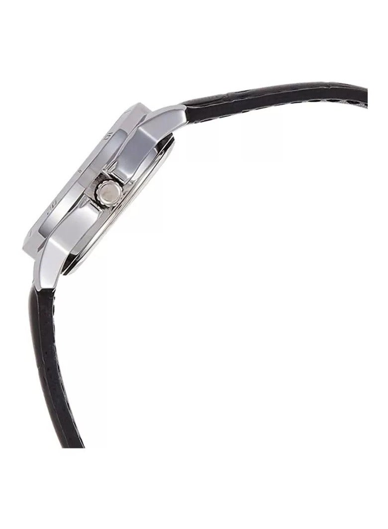 Casio LTP-V004L-1BUDF Leather Black Dial Tachymeter Bezel Round Analog Watch for Women - Black - Image 5