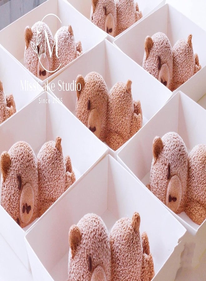 Asablve Lying Bear Fondant Mold Chocolate Molds Silicone, 3D Silicone Animal Mold for DIY Fondant, Dessert Baking, Jello, Candy, Cake Baking Decorating, Ice Cube, Soap,Resin - Image 5
