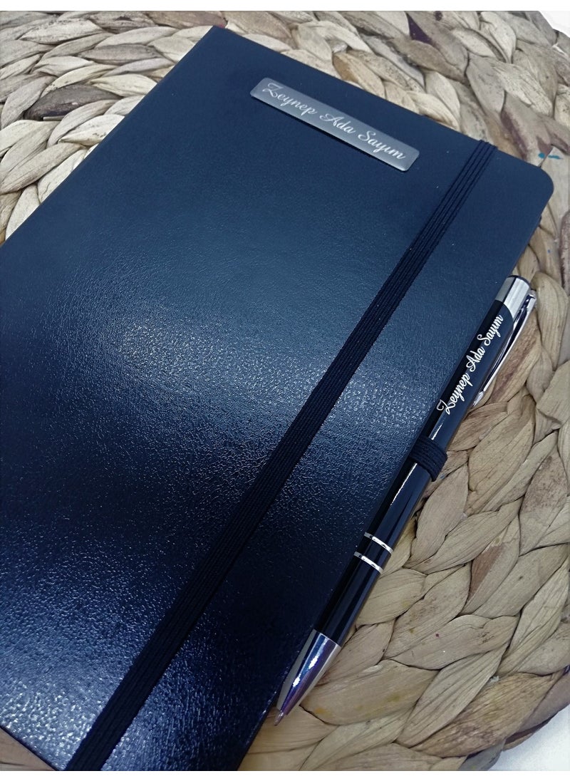 Ada Lazer Personalized Binding Cloth Notepad and Pen Set - 2  - Image 2