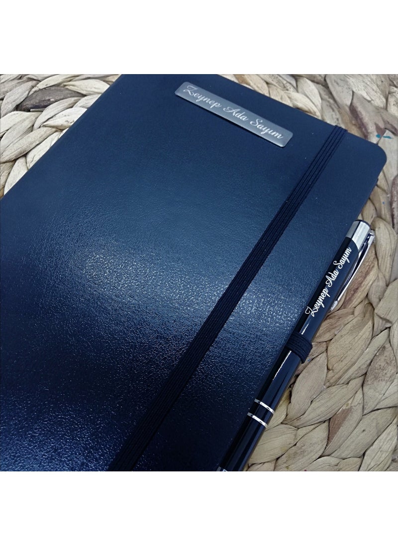 Ada Lazer Personalized Binding Cloth Notepad and Pen Set - 2  - Image 3