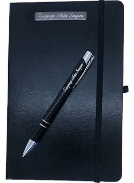 Ada Lazer Personalized Binding Cloth Notepad and Pen Set - 2  - Image 1