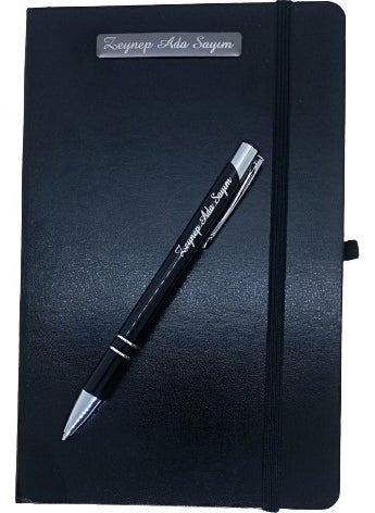 Ada Lazer Personalized Binding Cloth Notepad and Pen Set - 2  - Image 1